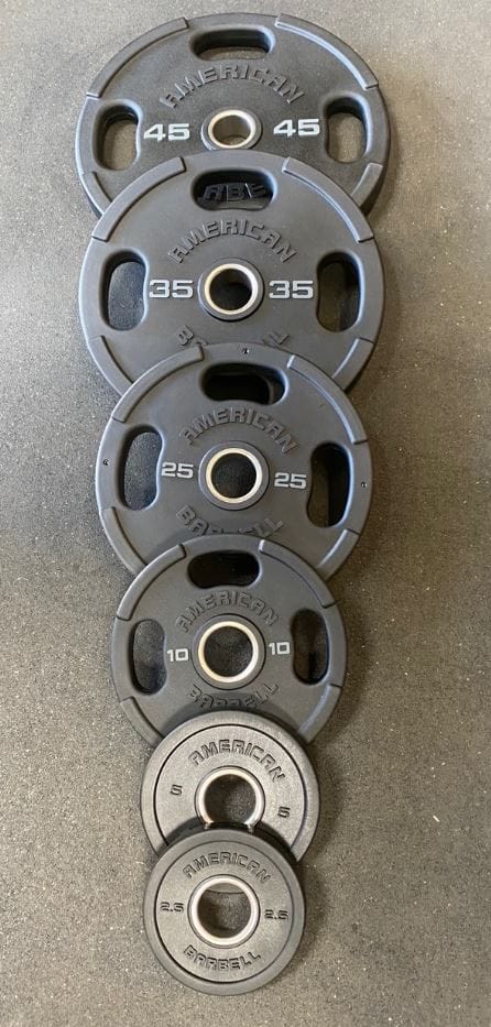 American Barbell Urethane Olympic Grip Plates