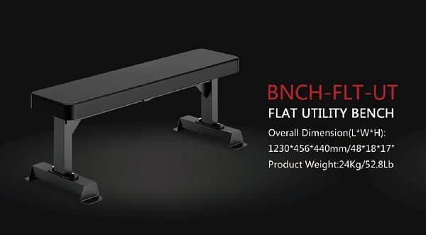 Flat utility bench